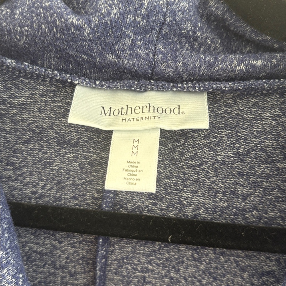 Motherhood Maternity Indigo Cowl Neck Sweater Top - Picture 2 of 3